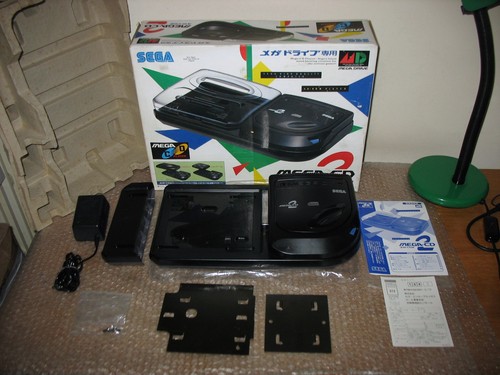 Boxed sega mega console - cd, 2