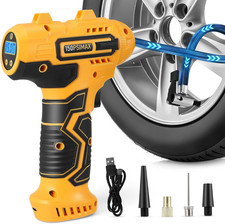 Pompa Ad Aria Elettrica E Compressore a Batteria per Bicicletta, Materasso Ad Ar