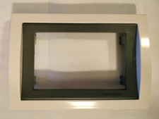 placca 3 moduli in metallo