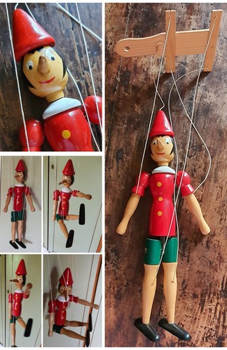 Pinocchio marionetta cm - 32,