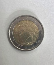 Moneta 2 euro Dante Alighieri