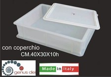 CASSETTA CONTENITORE PANETTI PALLINE PIZZA 40x30 H10 SERVICE + COPERCHIO 9 2024