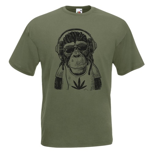 Shirt scimpanzé rasta - t-shirt,