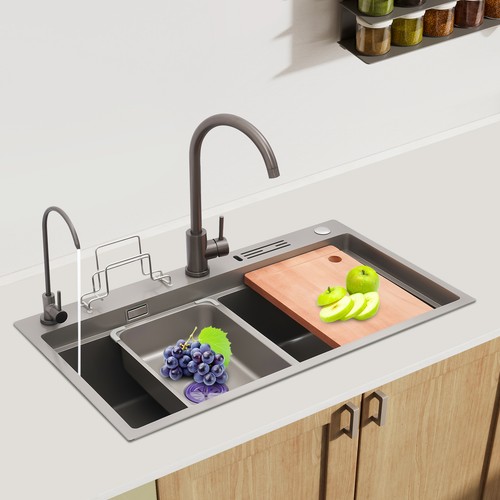 Set lavello incasso acciaio - set,