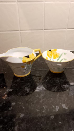 Paragon china art deco milk - paragon,