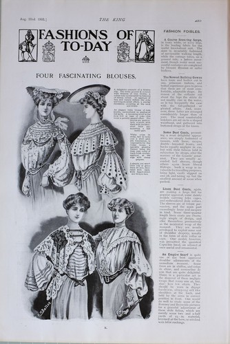 1903 stampa bluse - bluse, da