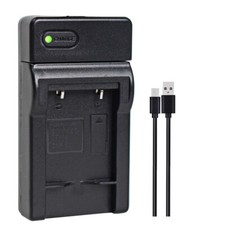 Caricabatteria USB per Panasonic NV-GS400 NV-GS408 NV-GS500 NV-GS508 CGA-DU07