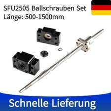 Asta viti a sfera SFU2505 mandrino a ricircolo di sfere lavorato sedile di supporto BK20/BF20