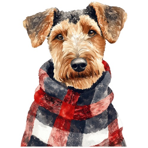 Adesivi airedale terrier - adesivi,