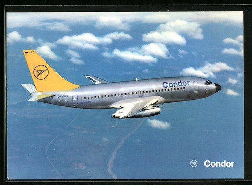 Cartolina aereo boeing 737 230 - cartolina, 737-230