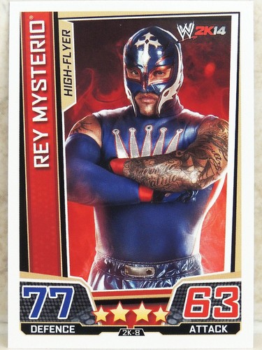 Wwe rey mysterio 2k14 topps - wwe,