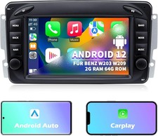 UUTouIoI Autoradio per Mercedes Benz Classe C W203 Classe G W463 CLK W209