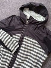 Giacca Lululemon Run Get Up And Glow riflettente 360sea Stripe come nuova momento taglia 8