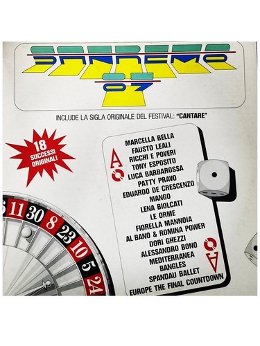 Vinile giri sanremo 87 - lp,