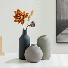 Set Di 3 Vaso in Ceramica