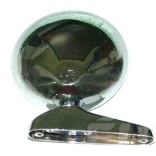 Retrovisore Tondo Cromato Per