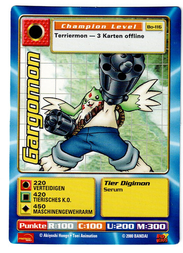 Gargomon 116 promo - -,