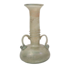 Vaso vaso romano in vetro di