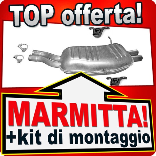 Silenziatore posteriore per - silenziatore,