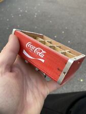 Mini cassetta Coca Cola 11x8 vintage collezione miniature bottigliette bottles