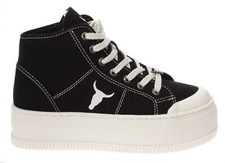 WindsorSmith Donna Sneaker WSPDISTANCE-BLKOWHT Black/white
