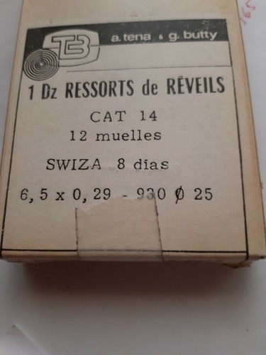 Resortes para reloj - swiza, 8