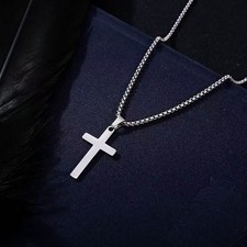 Collana catena scatola - , liscia