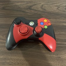 Controller Xbox 360 esclusivo GameStop limitato rosso e nero in buone condizioni