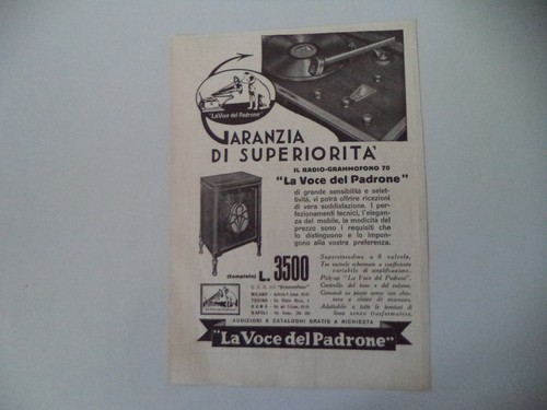 Advertising pubblicità 1931 - advertising,
