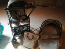 Trio Love Chicco grigio, usato ma in buone condizioni,con borsa e copri gambe