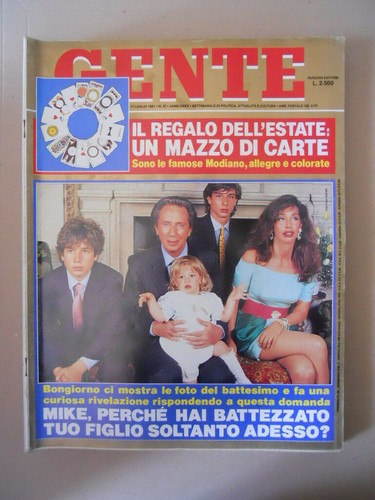 Gente 1991 mike bongiorno - gente, 27