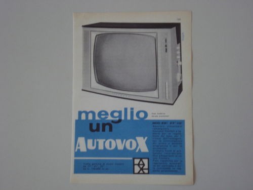Advertising pubblicità 1960 - advertising,