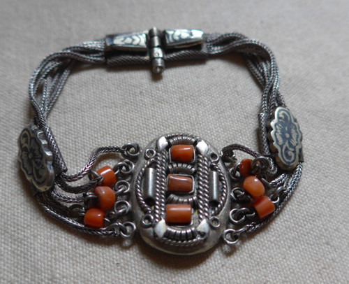 Biedermeier niello 800 silver - biedermeier,