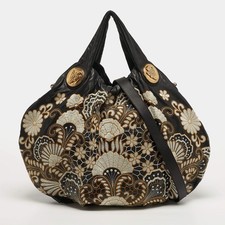 Gucci isteria ricamata hobo in