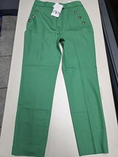 ZARA Green High Waisted