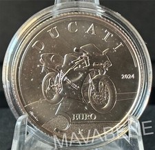 asta ITALIA 2024 MOTO DUCATI 916 MONETA 5 EURO ARGENTO tiratura 6000