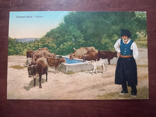 11545 CARTOLINA COSTUMI SARDI ORISTANO 1920 circa