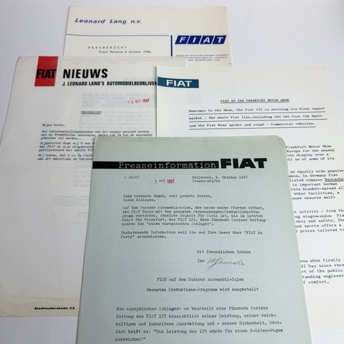 Fiat 1967 1968 6 - &, original