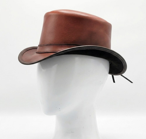 Cappello uomo pelle - , marrone