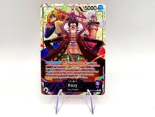 One piece card game Leader Foxy op07 059 L Holo Inglese ENG Near Mint