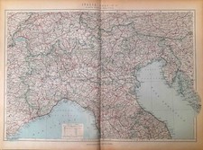 Carta geografica antica grande