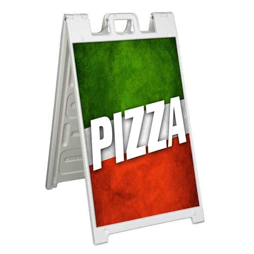 Insegna marciapiede plastica