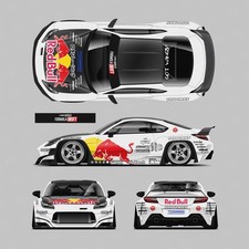 RedBull GR86 Set Adesivi Auto