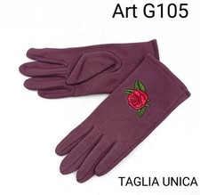 Guanti Donna In Tessuto Caldo