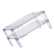  2 Pcs Scaffali Di Stoccaggio Per Cucina Ripiani Frigorifero Scaffale