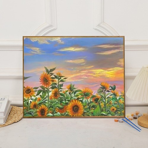 Pittura olio paesaggio