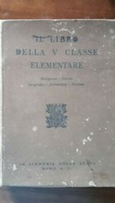 Libro 5^ elementare 1931