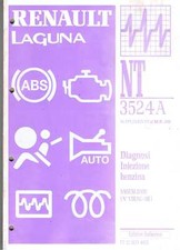 RENAULT LAGUNA MANUALE OFFICINA DIAGNOSI INIEZIONE BENZINA IN ITALIANO NT 3524A
