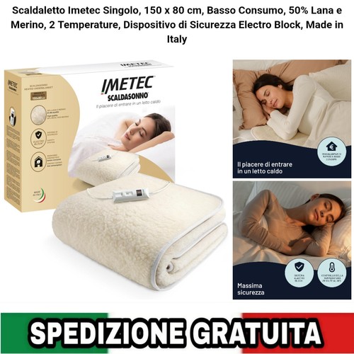 Scaldasonno singolo 150x80cm - singolo,