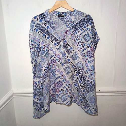 Top donna ceruleo - , taglia